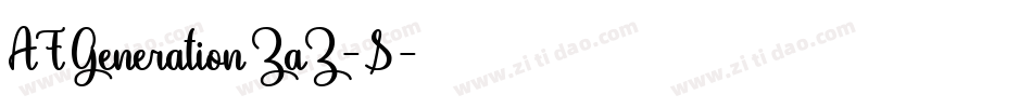 AF Generation ZaZ-S字体转换